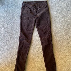 Brown corduroy pants citizens of humanity size 26